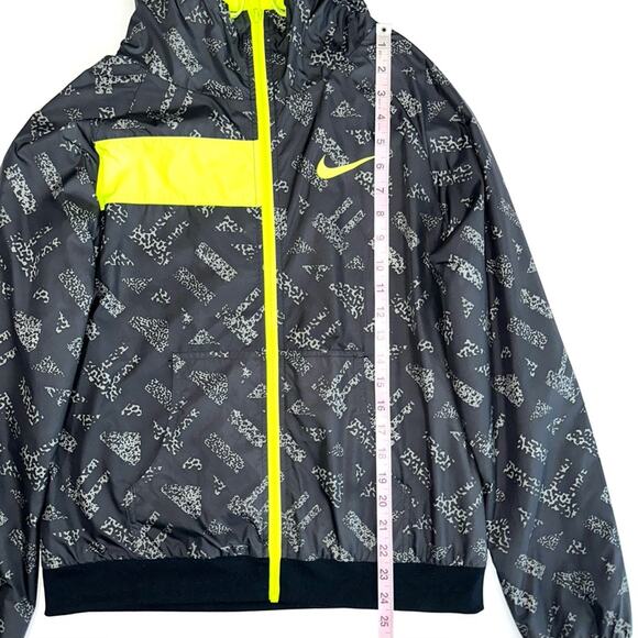Nike Women’s Spellout Full Zip Running Windbreaker Jacket Size Large - Picture 10 of 11